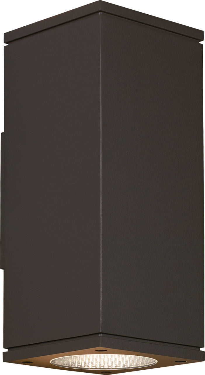 Tegel 12 Outdoor Wall | Bronze 2700K 10° Downlight Button Photocontrol + Surge Protection