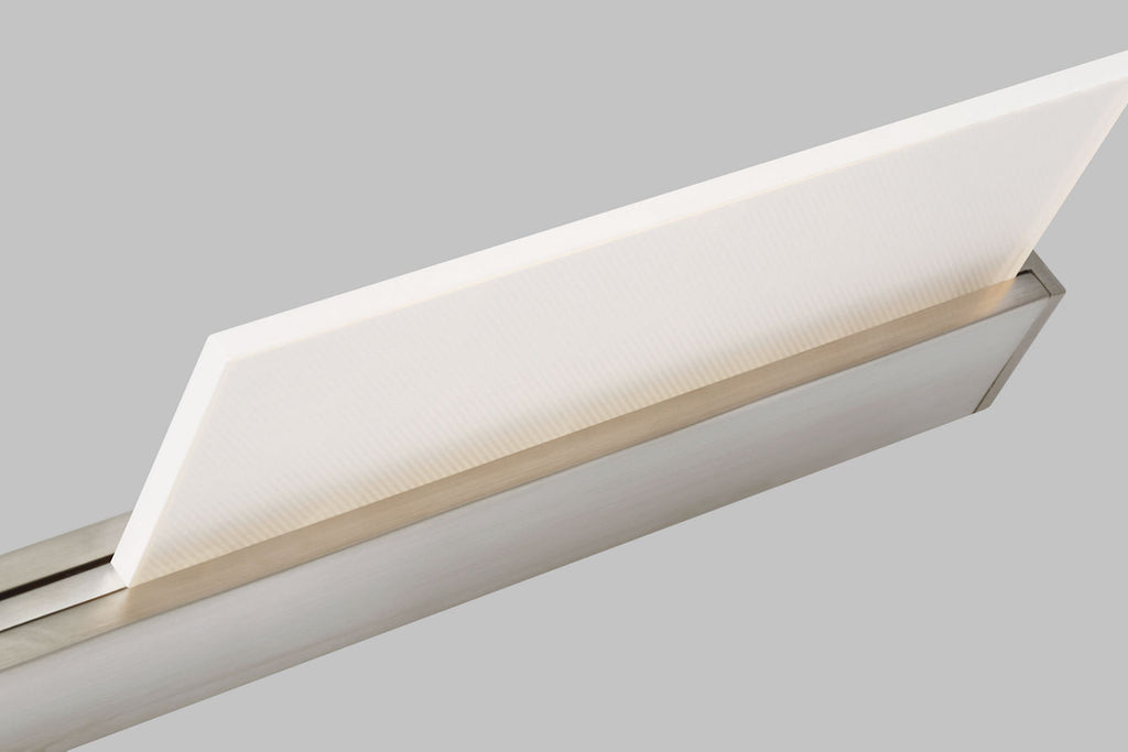 Tris 3-Light Bath 3 Light Satin Nickel 3000K 90 CRI integrated led 90 cri 3000k 120v