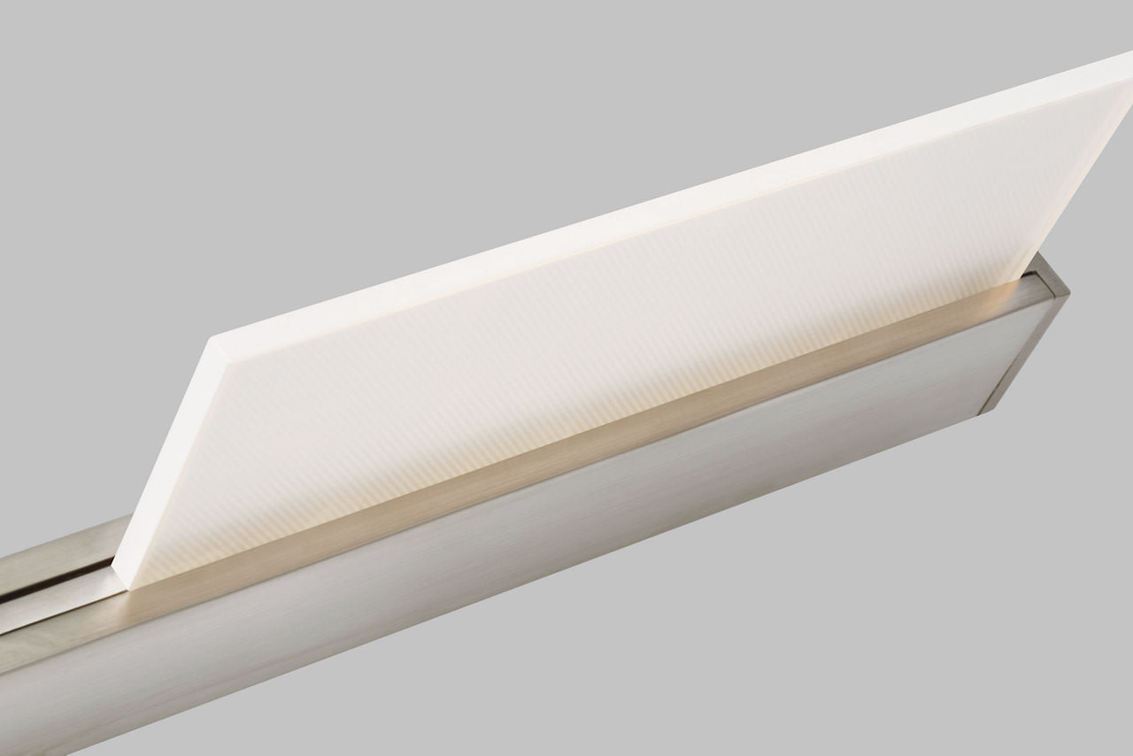 Tris 3-Light Bath 3 Light Satin Nickel 3000K 90 CRI integrated led 90 cri 3000k 120v