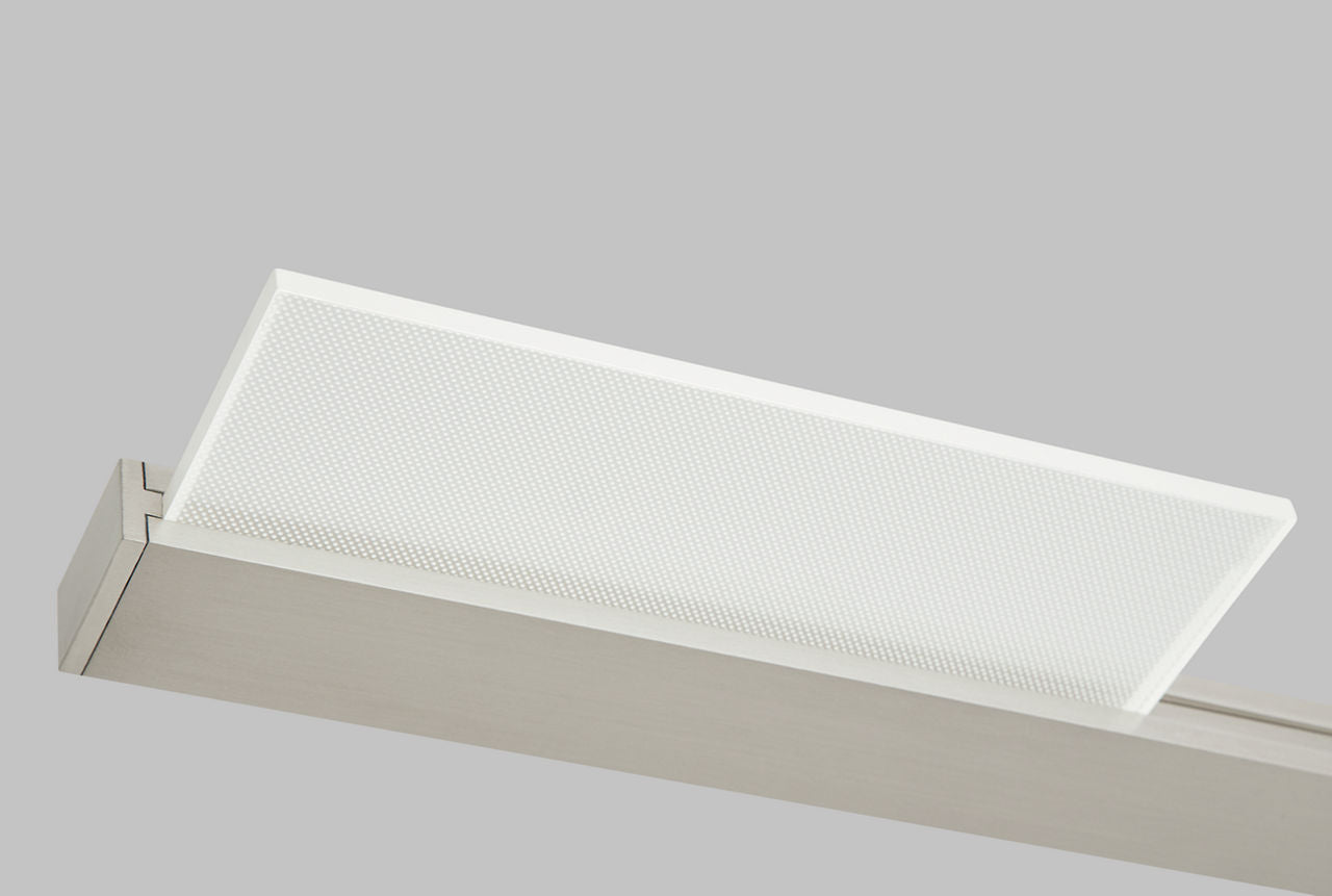 Tris 3-Light Bath 3 Light Satin Nickel 3000K 90 CRI integrated led 90 cri 3000k 120v