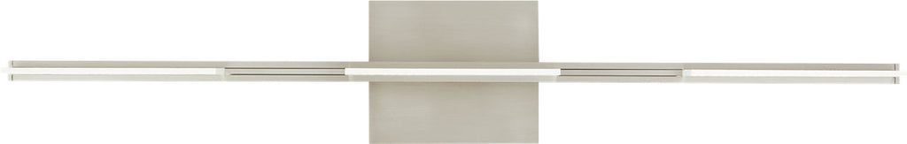 Tris 3-Light Bath 3 Light Satin Nickel 3000K 90 CRI integrated led 90 cri 3000k 120v
