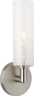 Vetra Wall Linen Satin Nickel LED 2700K 90 CRI 90 cri 2700k 120v