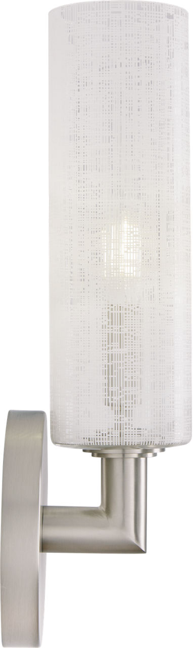 Vetra Wall Linen Satin Nickel LED 2700K 90 CRI 90 cri 2700k 120v