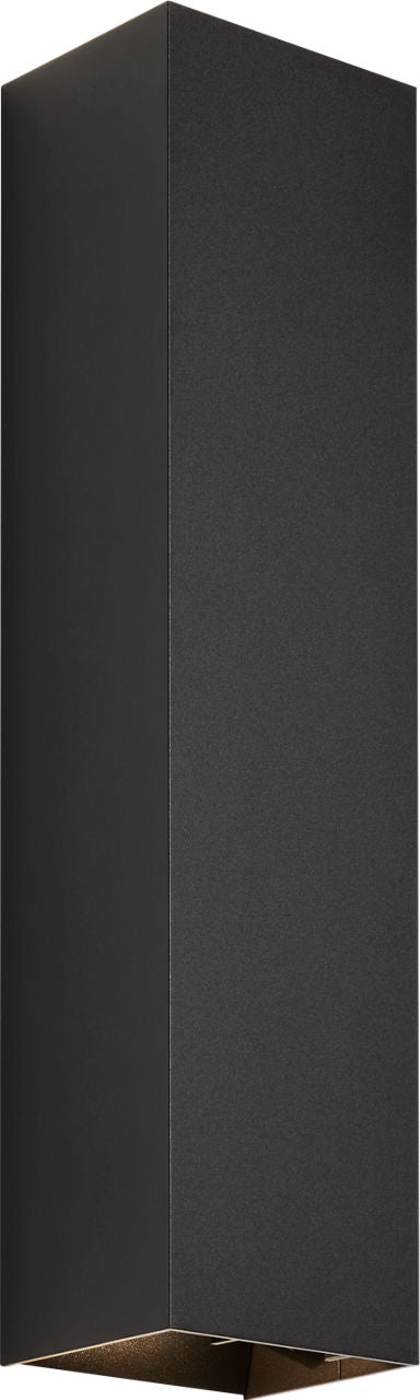 Vex 20 Outdoor Wall Black 3000K 90 CRI Uplight + Downlight