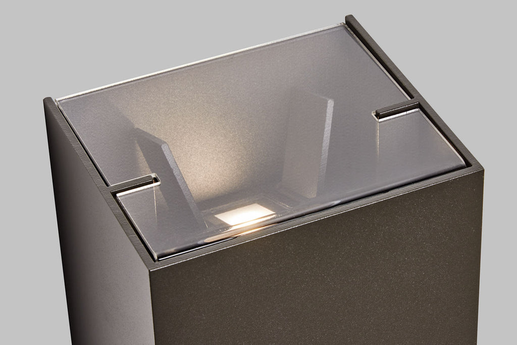 Vex 20 Outdoor Wall Bronze 3000K 90 CRI Uplight + Downlight