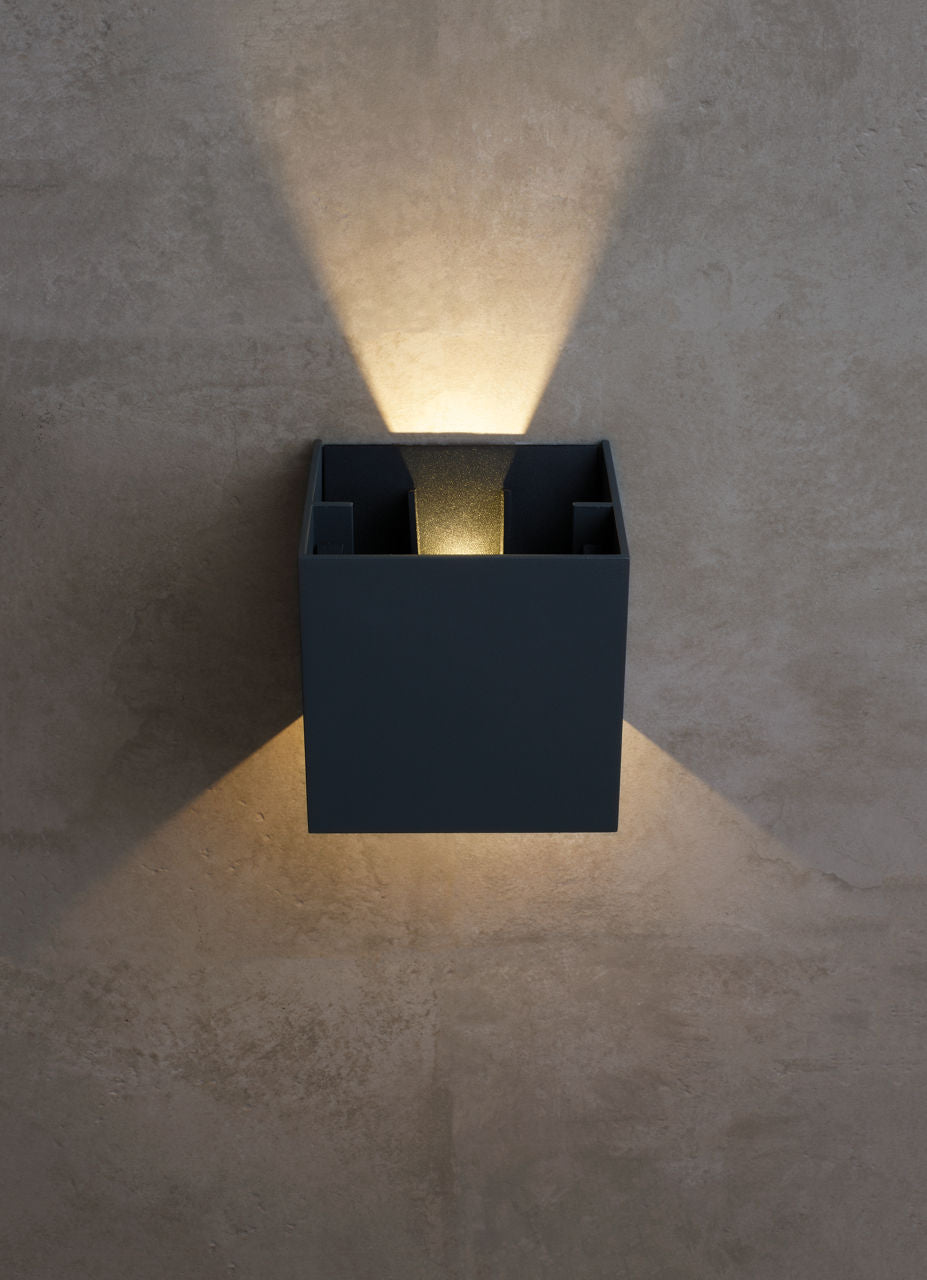 Vex 5 Outdoor Wall Charcoal 3000K 90 CRI