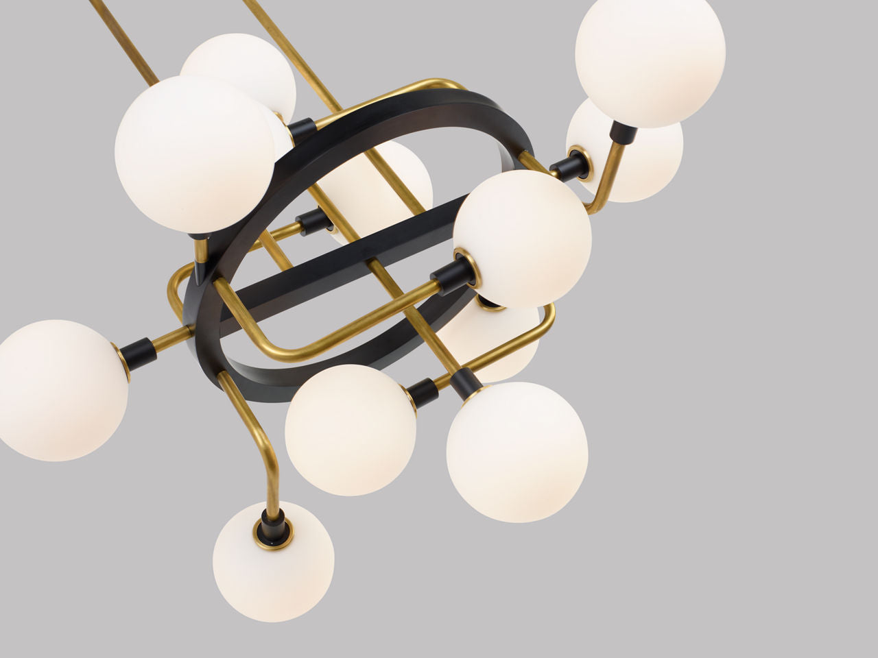 Viaggio Chandelier Opal/Brass 3000K 90 CRI g9 led 90 cri 3000k 120v