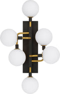 Viaggio Wall Opal/Brass Bulb Not Included
