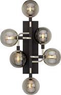 Viaggio Wall Smoke/Polished Nickel Bulb Not Included