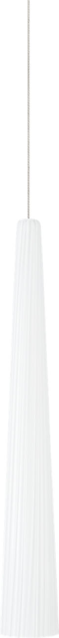 Zenith Small Pendant | Satin Nickel | White Glass FreeJack Bulb(s) Not Included