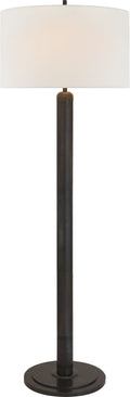 Longacre Floor Lamp | Bronze | Linen Shade