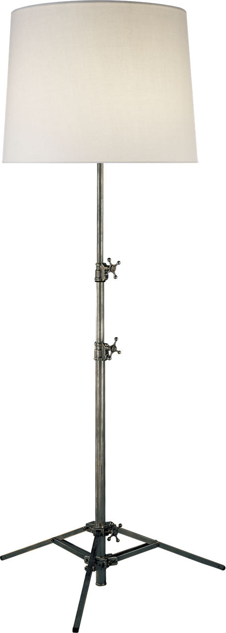 Studio Floor Lamp | Bronze | Linen Shade