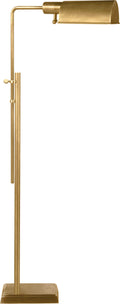 Pask Pharmacy Floor Lamp | Hand-Rubbed Antique Brass