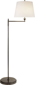Paulo Floor Light | Bronze | Linen Shade