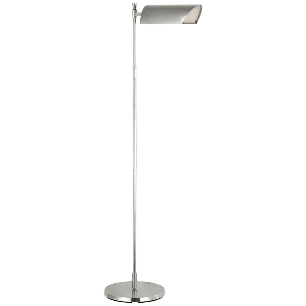 Bravo 48" Adjustable Pharmacy Floor Lamp | Polished Nickel