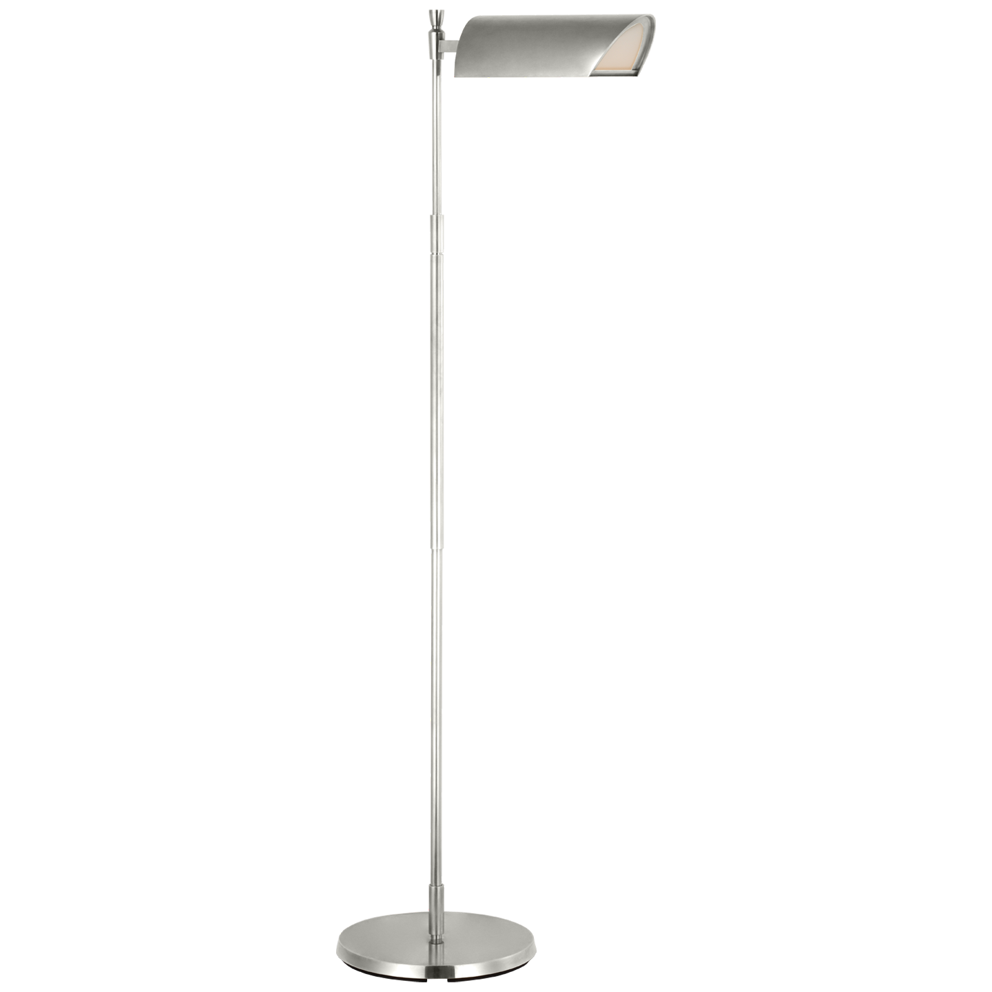 Bravo 48" Adjustable Pharmacy Floor Lamp | Polished Nickel