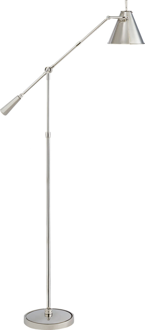 Goodman Floor Lamp | Polished Nickel