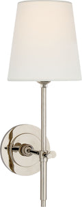 Bryant Sconce | Polished Nickel | Linen Shade