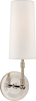 Ziyi Sconce | Polished Nickel | Linen Shade