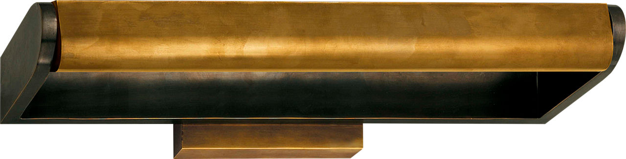 David 18" Art Light | Bronze | Hand-Rubbed Antique Brass Shade