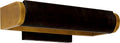 David 12" Art Light | Hand-Rubbed Antique Brass | Bronze Shade