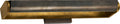 David 24" Art Light | Hand-Rubbed Antique Brass | Bronze Shade