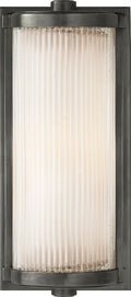 Dresser Short Glass Rod Light | Bronze | Frosted Glass Liner