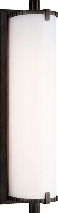 Calliope Medium Bath Light | Bronze | White Glass