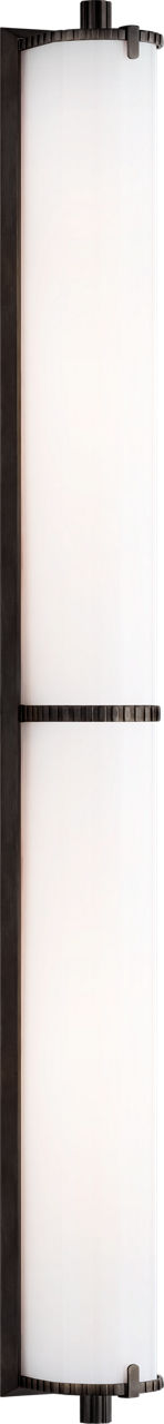 Calliope Over The Mirror Bath Light | Bronze | White Glass