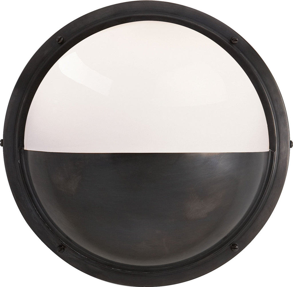 Pelham Moon Light | Bronze | White Glass