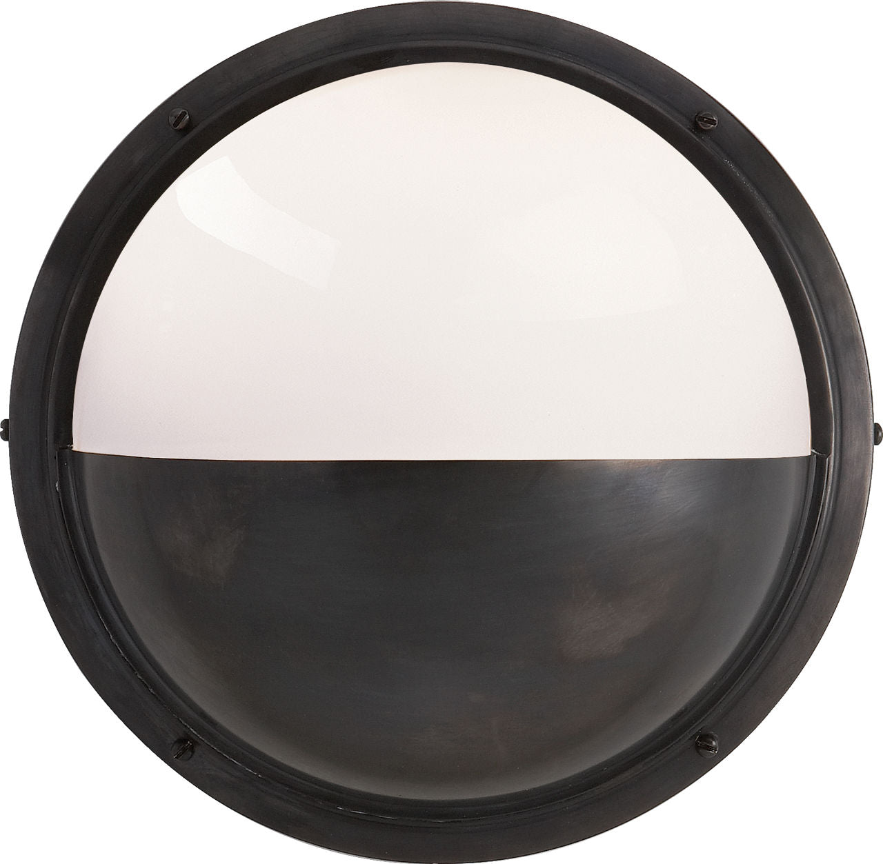 Pelham Moon Light | Bronze | White Glass