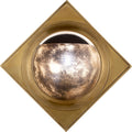Venice Sconce | Hand-Rubbed Antique Brass | Antique Mirror