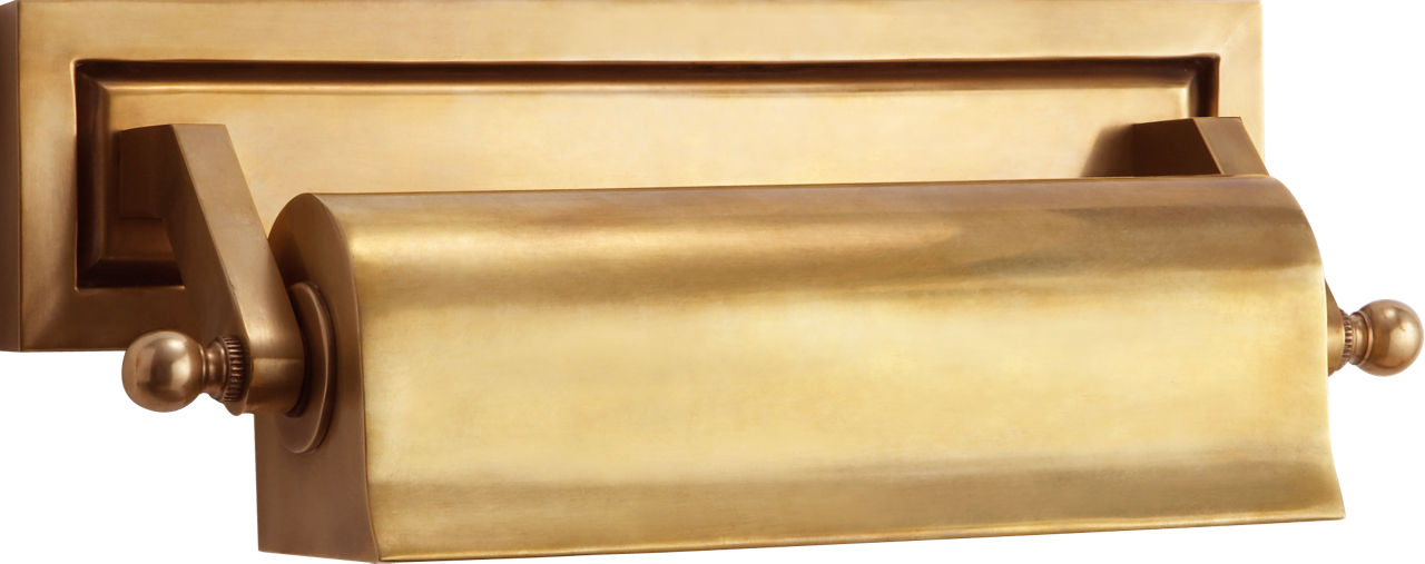 Library 10" Picture Light | Hand-Rubbed Antique Brass