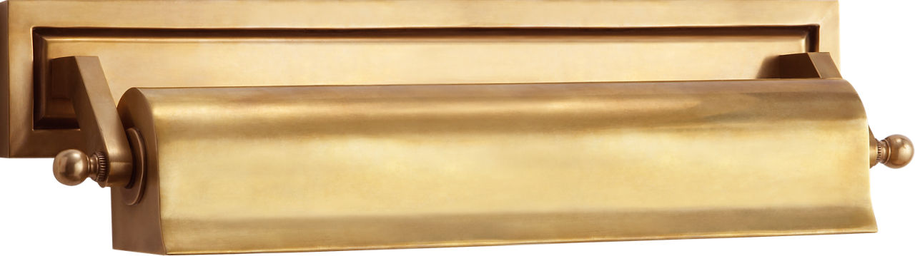 Library 16" Picture Light | Hand-Rubbed Antique Brass
