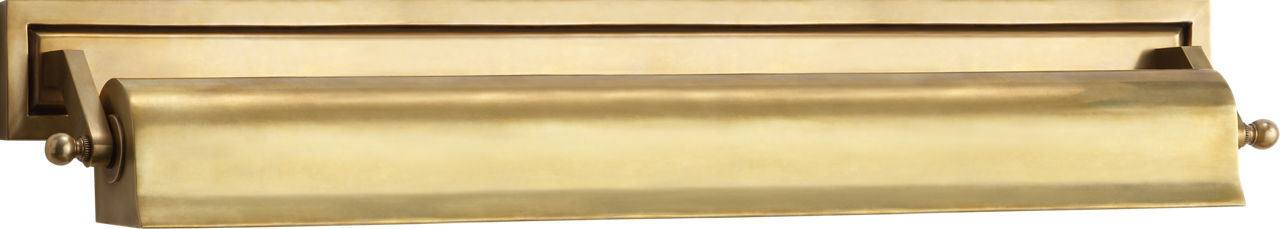 Library 22" Picture Light | Hand-Rubbed Antique Brass