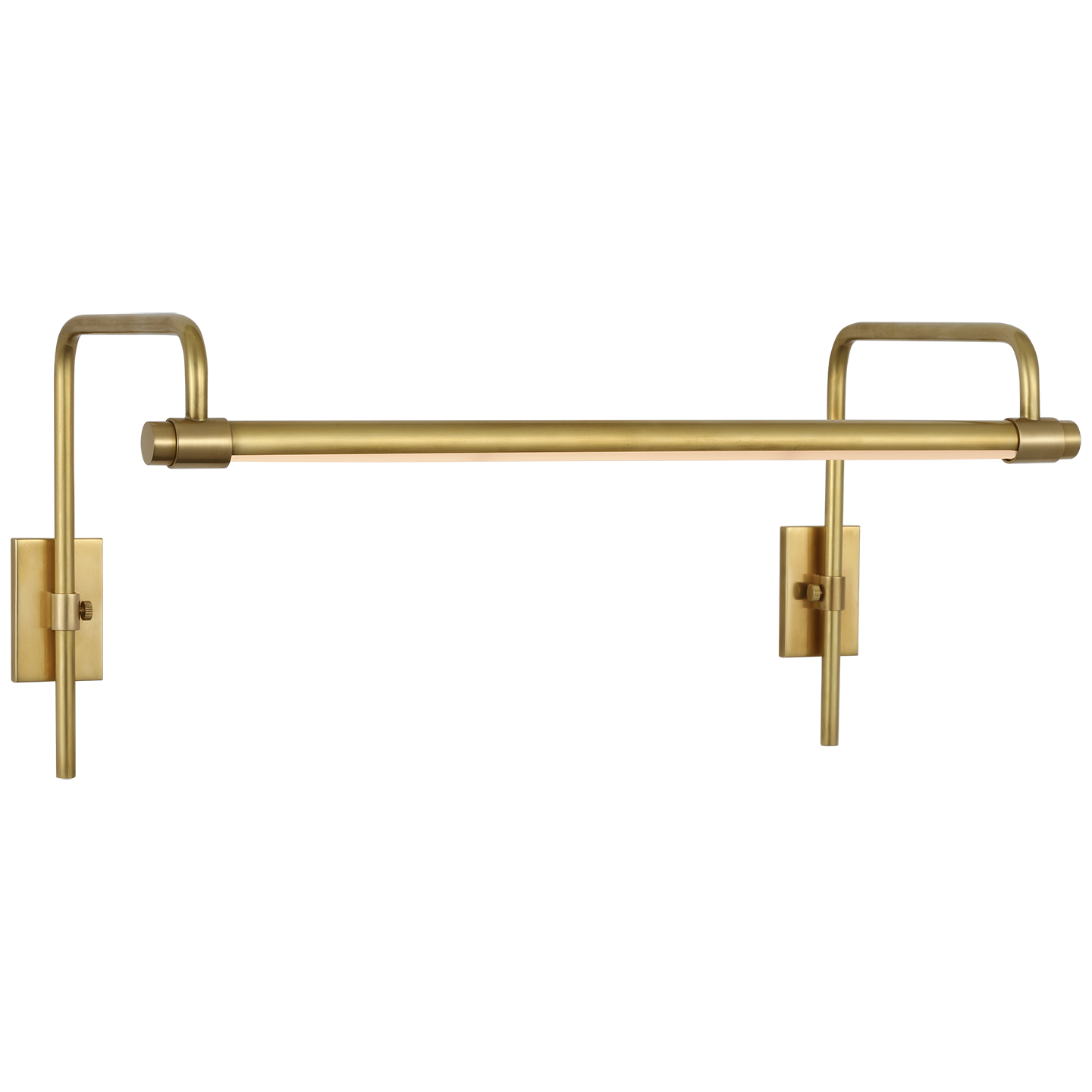 Kidd 18" Frame Mount Picture Light | Hand-Rubbed Antique Brass