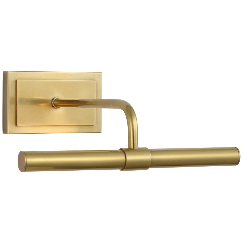 Kidd 9" Hardwired Picture Light | Hand-Rubbed Antique Brass