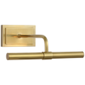 Kidd 9" Hardwired Picture Light | Hand-Rubbed Antique Brass