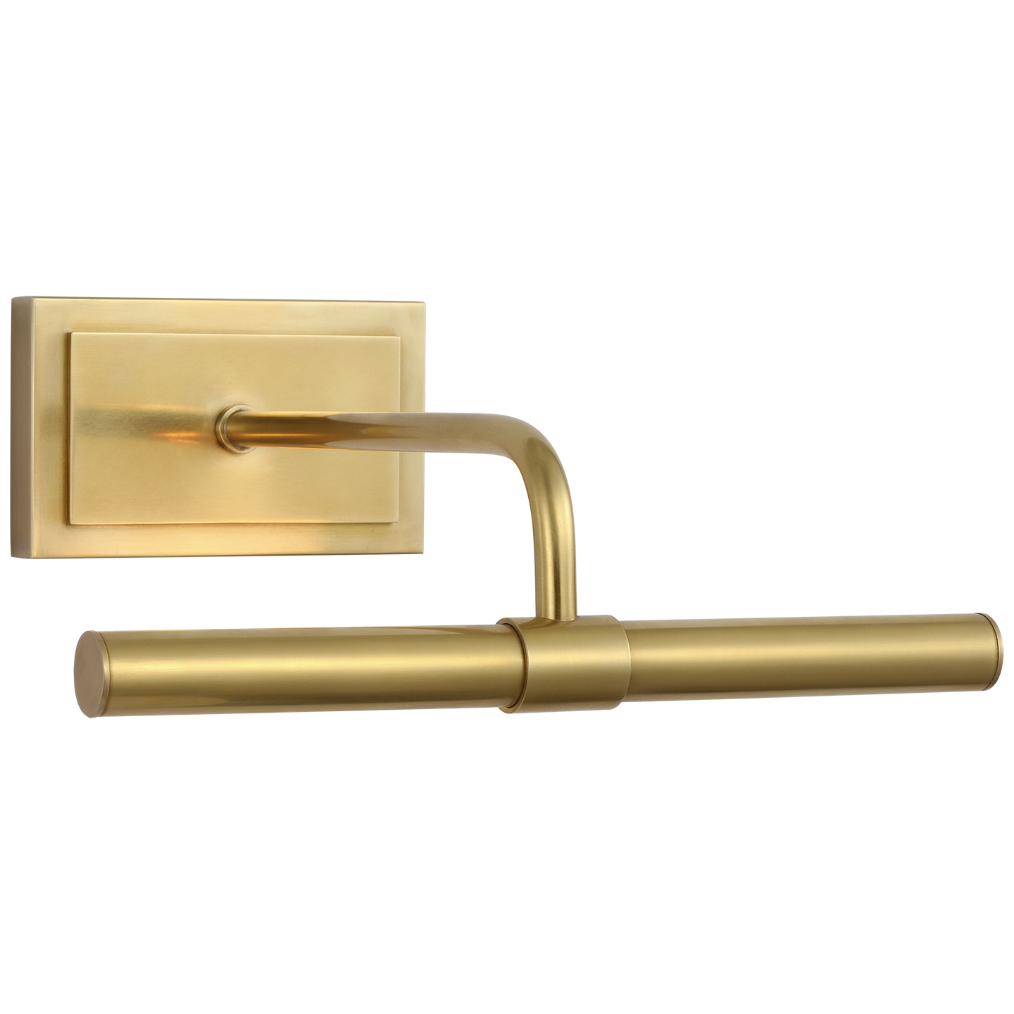 Kidd 9" Hardwired Picture Light | Hand-Rubbed Antique Brass