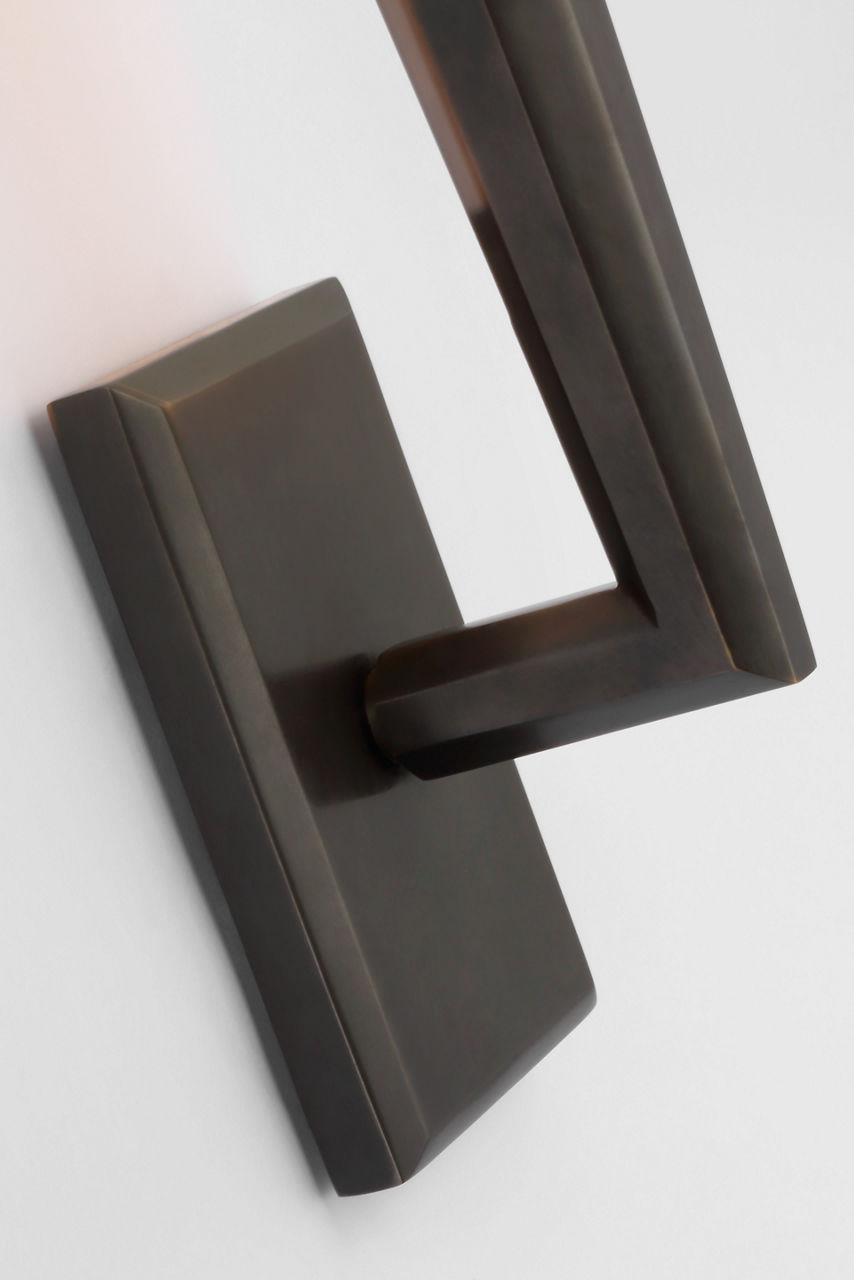 Galahad Single Sconce | Bronze
