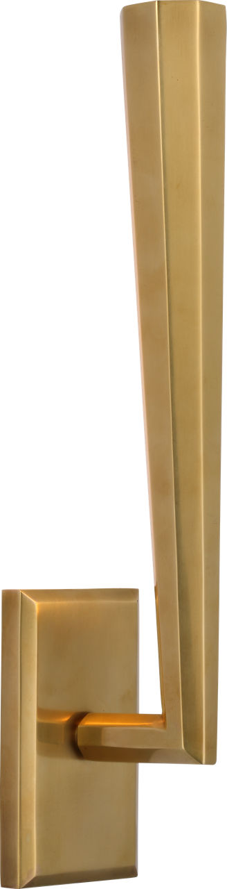 Galahad Single Sconce | Hand-Rubbed Antique Brass