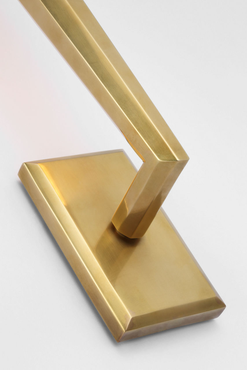 Galahad Single Sconce | Hand-Rubbed Antique Brass