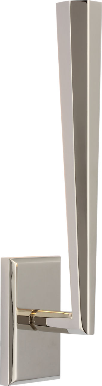 Galahad Single Sconce | Polished Nickel