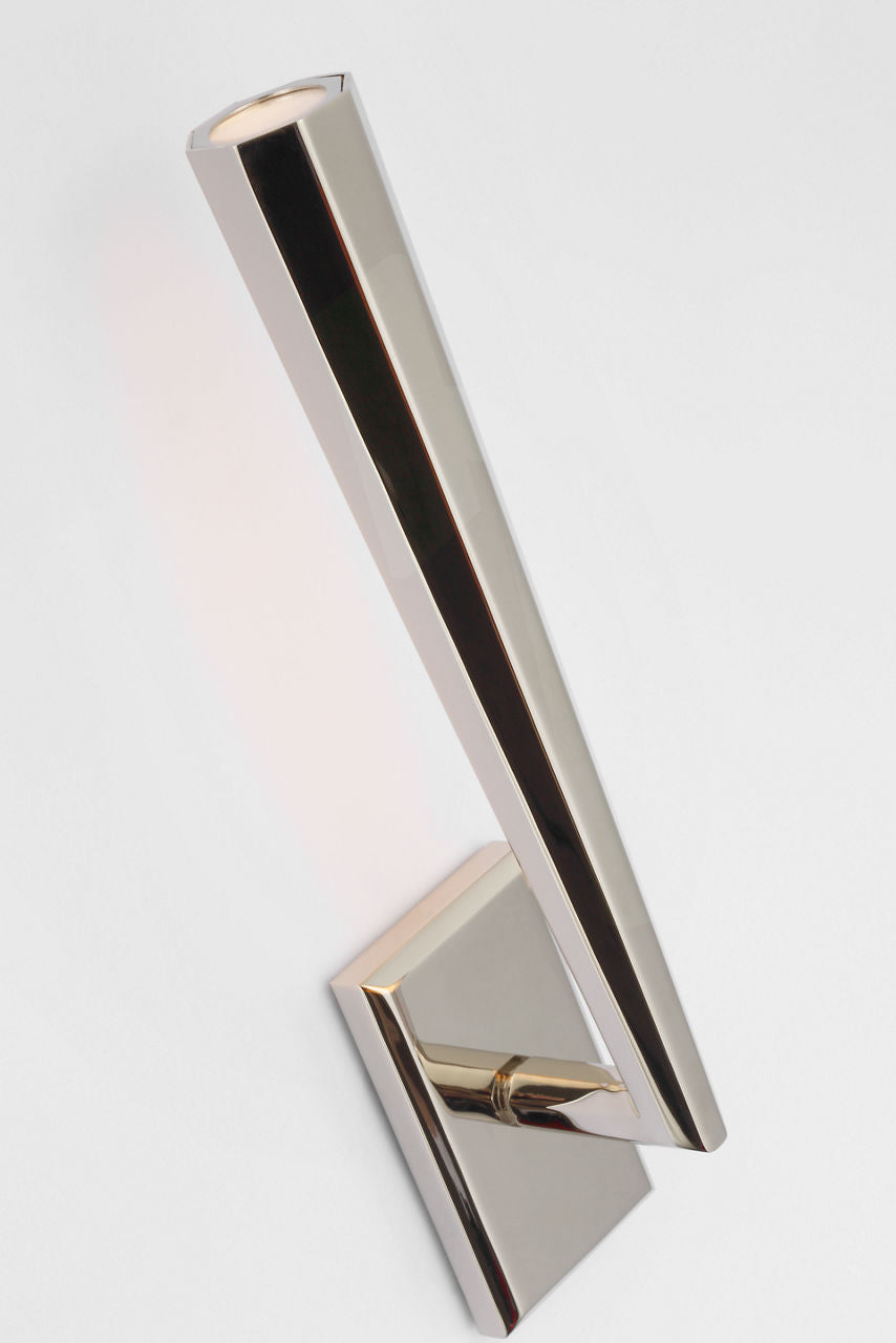 Galahad Single Sconce | Polished Nickel