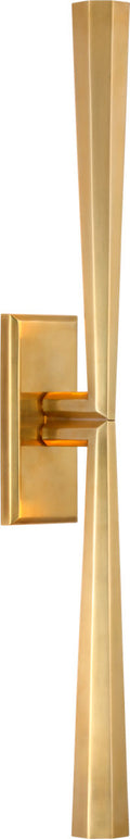 Galahad Linear Sconce | Hand-Rubbed Antique Brass