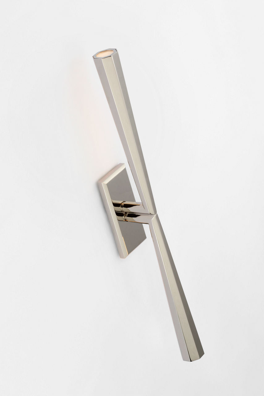 Galahad Linear Sconce | Polished Nickel