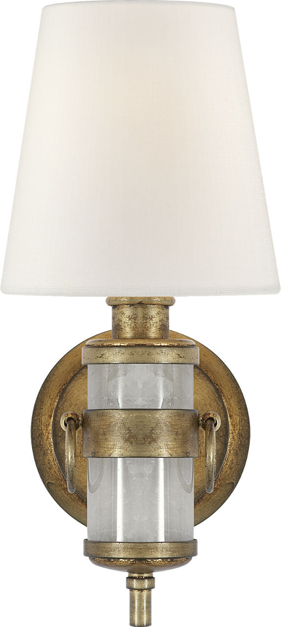 Jonathan Sconce | Quartz | Linen Shade