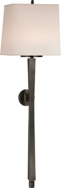 Edie Baluster Sconce | Bronze | Natural Paper Shade