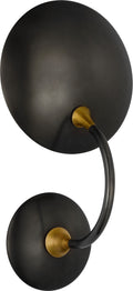 Keira Medium Wall Wash Sconce | Bronze and Hand-Rubbed Antique Brass