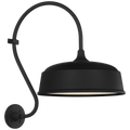 Academy 15" Larrabee Barn Light | Matte Black | 16 | 16" Matte Black Rockhouse Shade